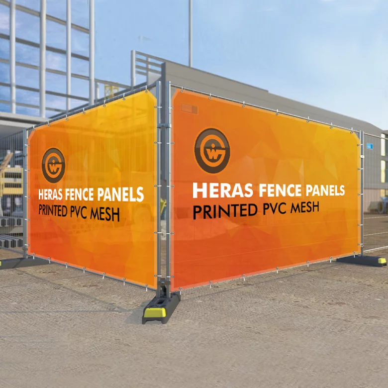Digitally Printed Heras Fence Banners