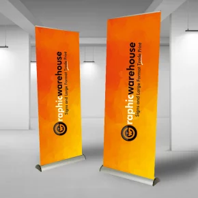 Roll Up & Pull Up Banner Stands - Reskins - Single Sided - 800mm Wide - Barracuda (Long Lasting)