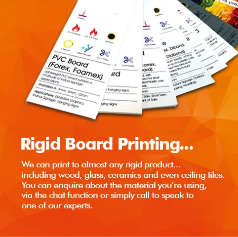 Rigid Board Printing