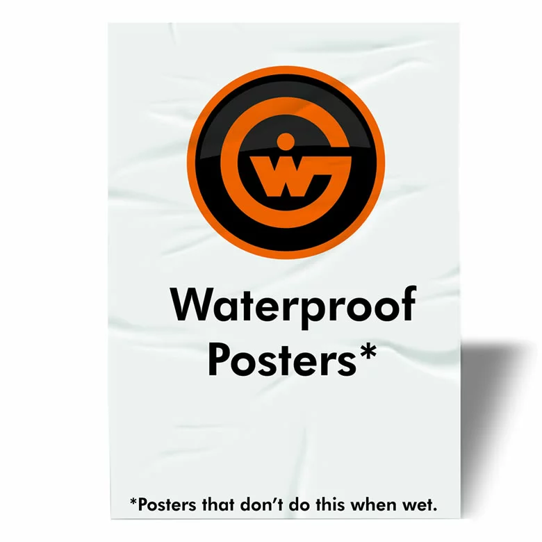 Waterproof Outdoor Poster Printing